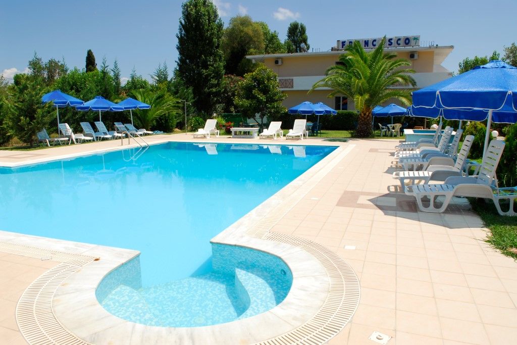 Francisco Beach Hotel Agios Andreas  Buitenkant foto